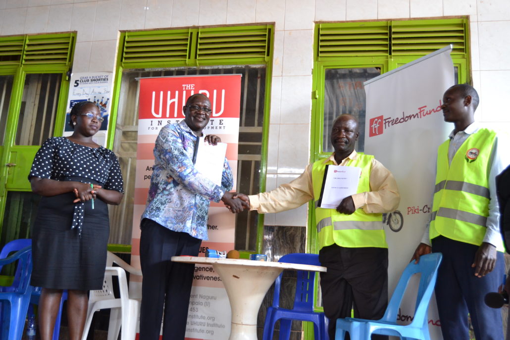 The Uhuru Institute Launches Piki-Credit for Boda-Boda Cooperatives