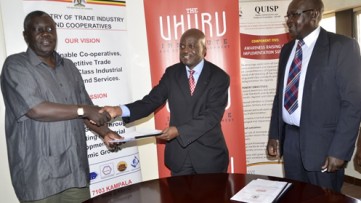 Ministry of Trade and The Uhuru Institute Sign MoU to Promote Agribusiness Productivity among Cooperatives & Citizen Collectives